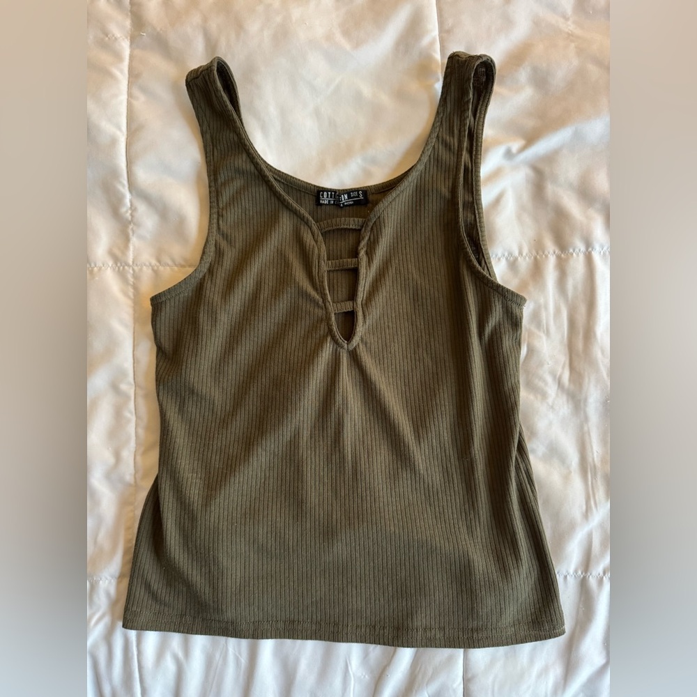 Cotton On Olive Green Top
